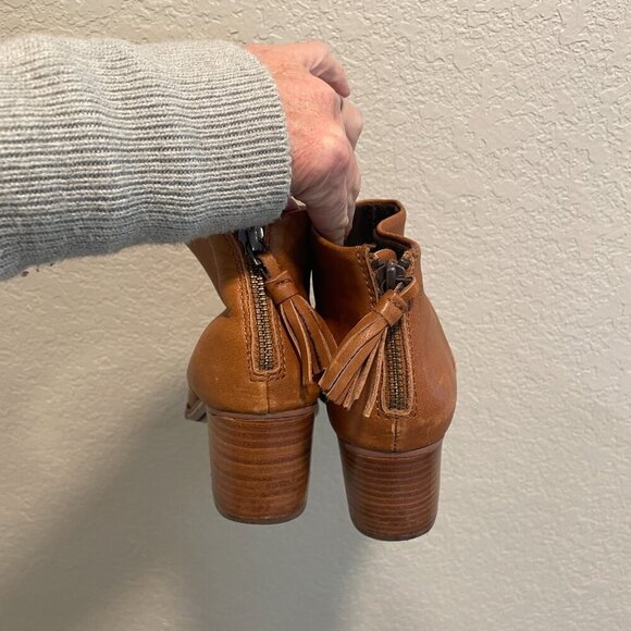 TOMS Camel Leather 7.5 Carpe Diem Booties - Picture 3 of 6